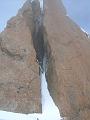 Difficult gully, Cosmiques Arete